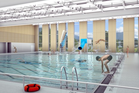 Rendering of pool